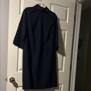 Elegant Navy Blue Dress